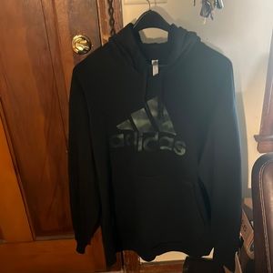 Black Adidas hoodie 3X